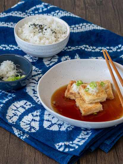 Agedashi tofu