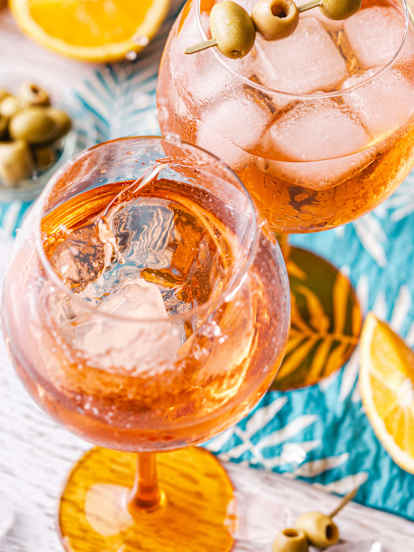 Cocktail Spritz aux agrumes