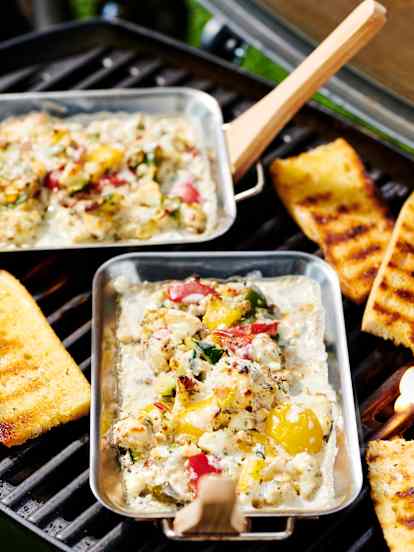 Grillowane warzywa z serem feta