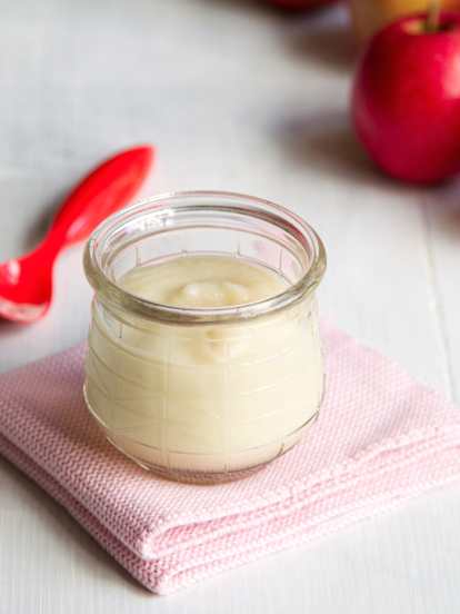 De eerste hap: Pastinaak en appelmoes