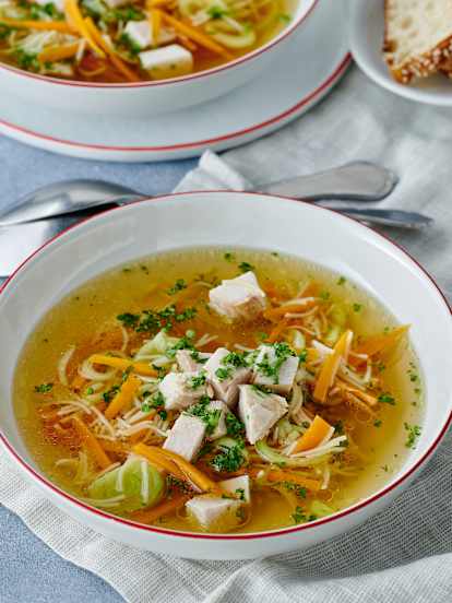 Hühner-Kraft-Suppe