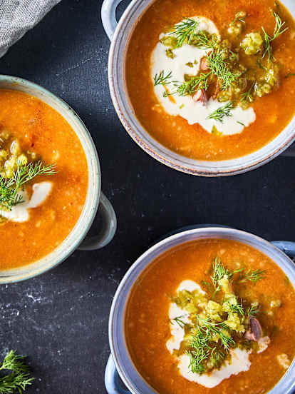 Rassolnik (soupe de cornichons)
