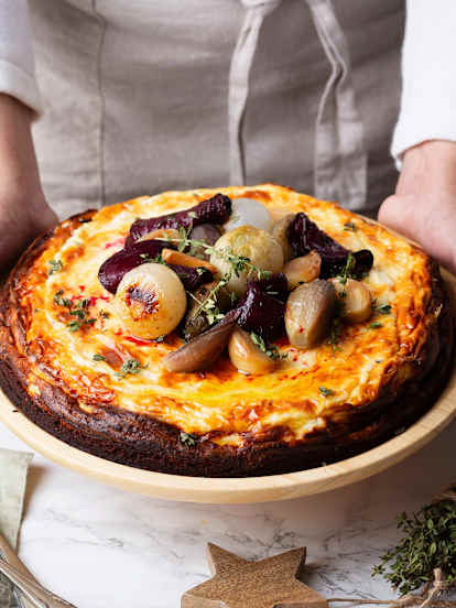 Tarta de queso de invierno