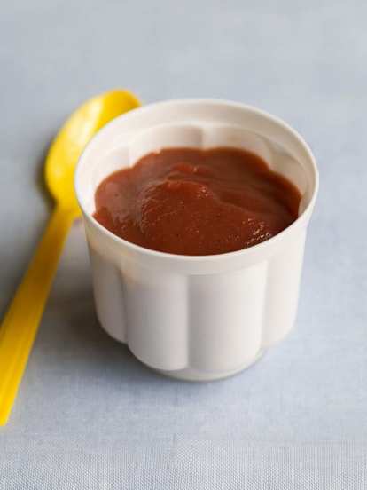 De eerste hap: Vruchtenpuree