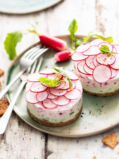 Cheesecake aux radis