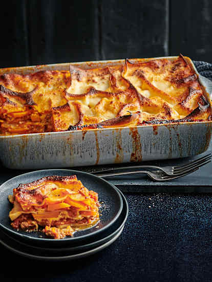 Kürbislasagne