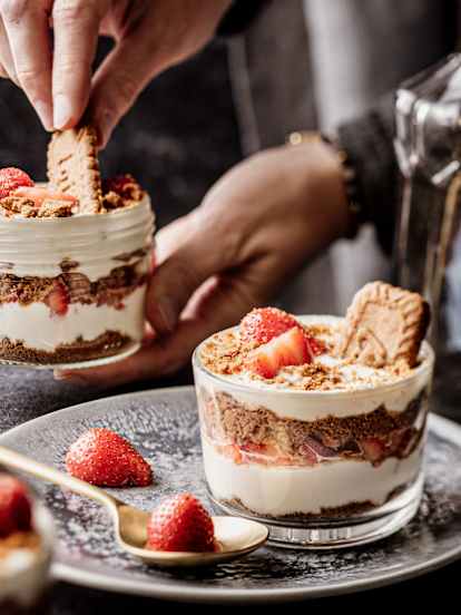Tiramisu facile aux fraises
