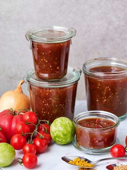 Γλυκόξινη σάλτσα ντομάτας (relish)
