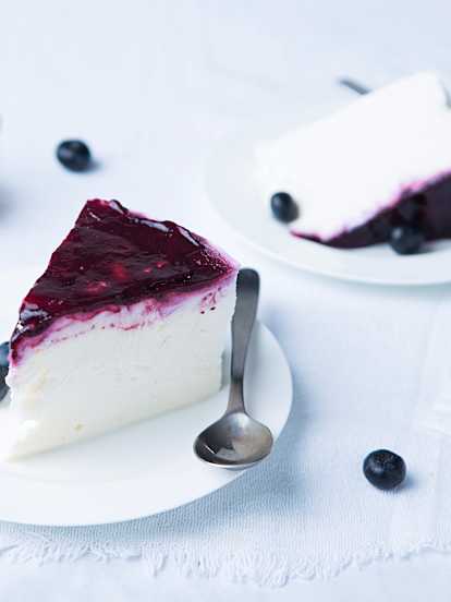 Cheesecake ligero con yogur griego