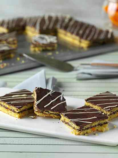 Pastelitos de naranja y chocolate