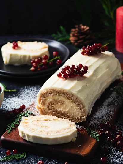 Tronco navideño especiado