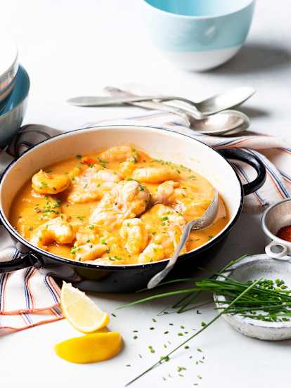 Rape en salsa americana