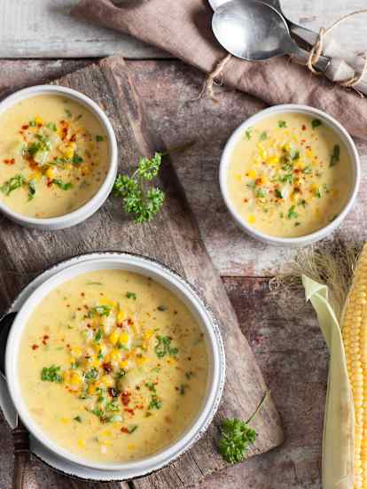 Chowder z kukurydzą