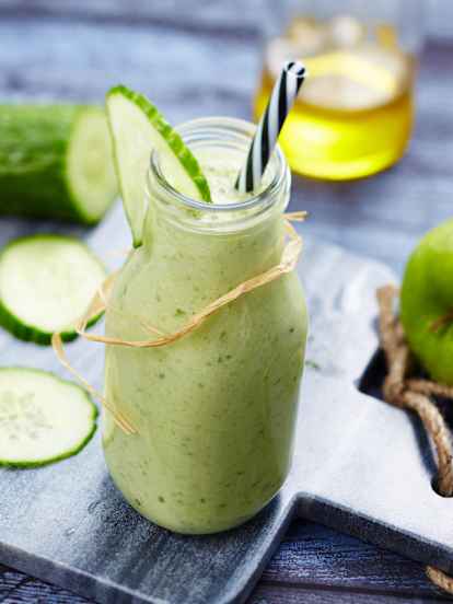 Gaspacho concombre et pomme