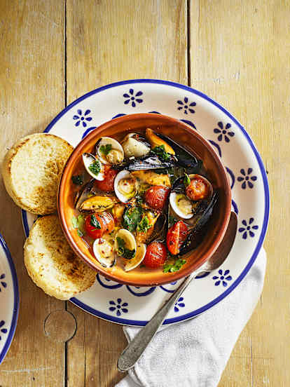 Sautè di cozze e vongole