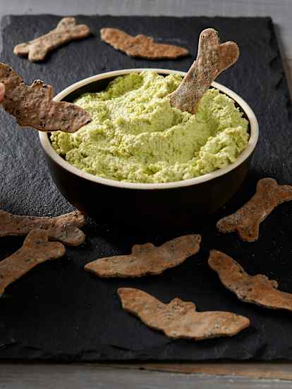 Monster Mash with Black Sesame Crackers