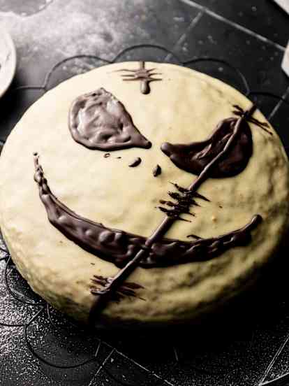 Halloween pompoentaart