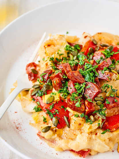 Paprika Puree met Chorizo