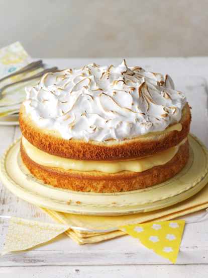 Lemon Meringue Cake with 10-Minute Frosting