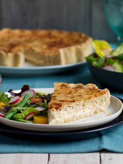 Tuna and Spring Onion Quiche