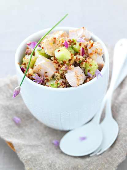 Salade de quinoa et poulet