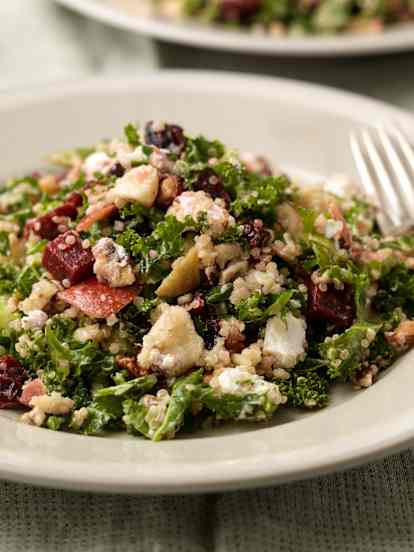 Beetroot, Apple and Goat's Cheese Quinoa Salad
