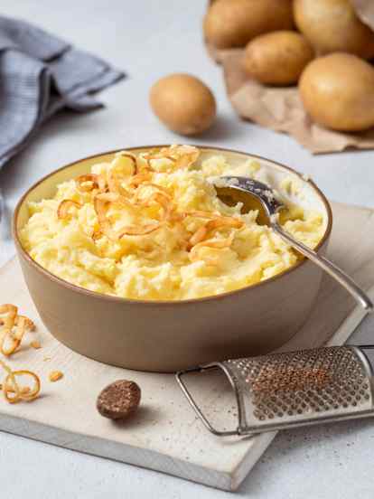 Erdäpfelpüree wie handgestampft