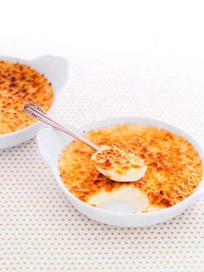 Crème brûlée sans œuf