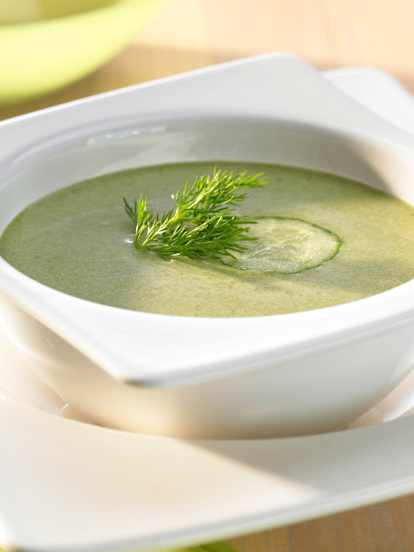 Gurkencremesuppe