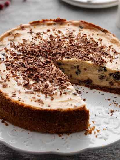Baked Christmas Pudding Cheesecake