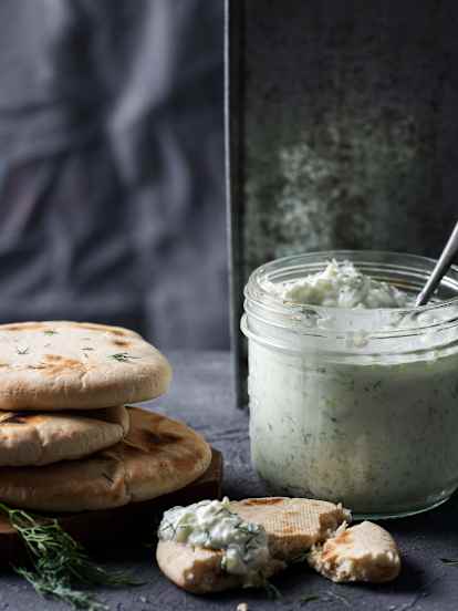 Τζατζίκι με τον κόφτη λαχανικών