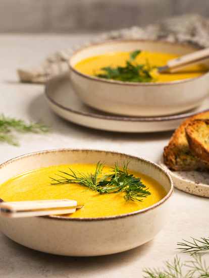 Zupa krem z sałatki jarzynowej