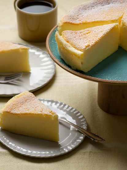 Luftiger japanischer Cheesecake (Soufflé-Käsekuchen)