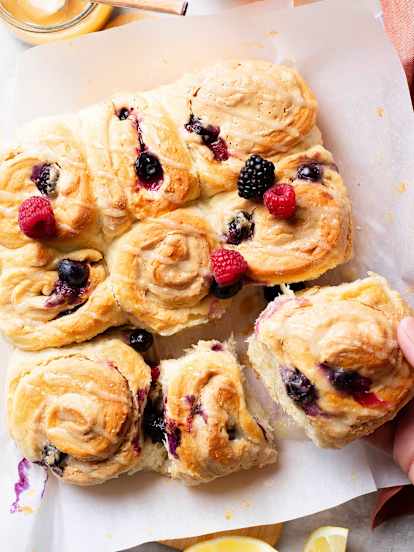 Pindakaas Bosbessen Rolls