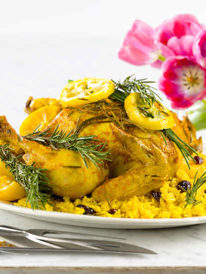 Lemon Garlic Chicken and Rice