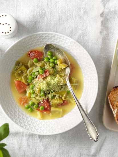 Einfache Gemüsesuppe