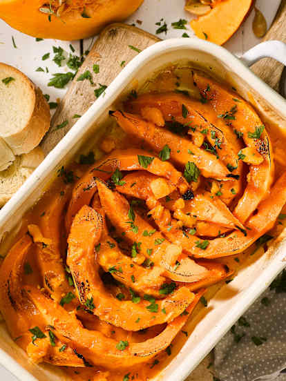 Zapečená dýně s čedarem