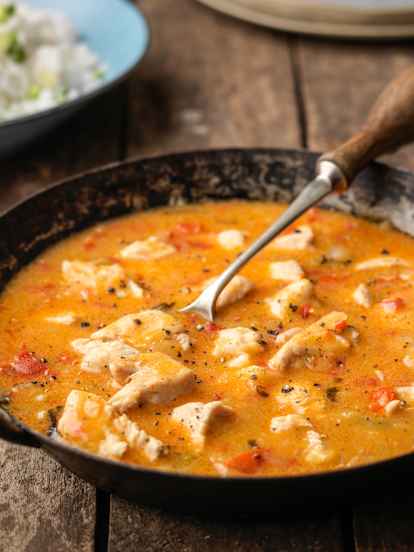 Potrawka z kurczaka (Étouffée)