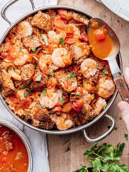 Jambalaya de poulet