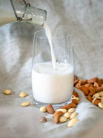 Bebida de amêndoa "zero waste"