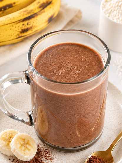 Shake proteico capuccino