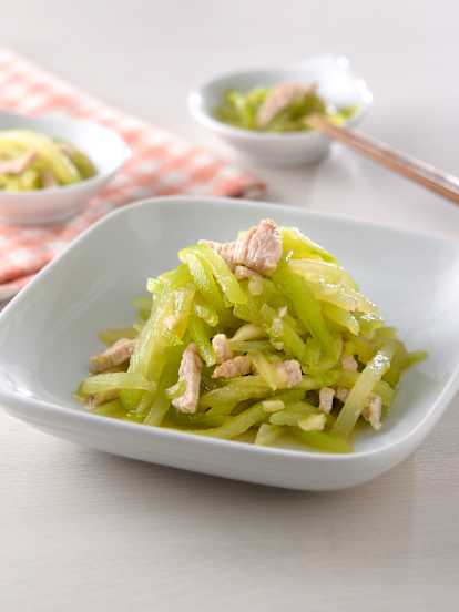 佛手瓜炒肉絲