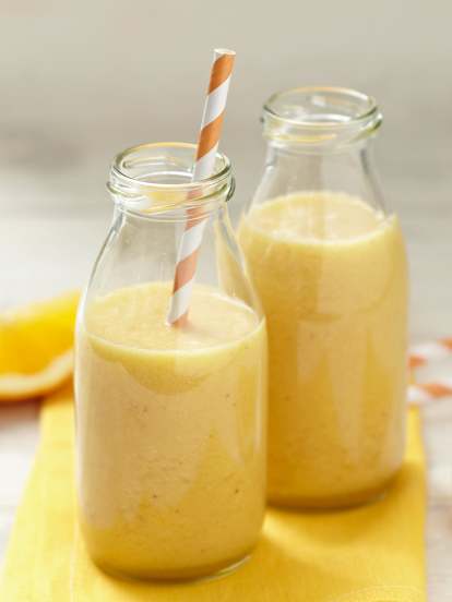Smoothie de manzana y naranja