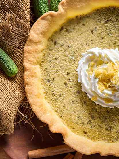 Tarte aux cornichons