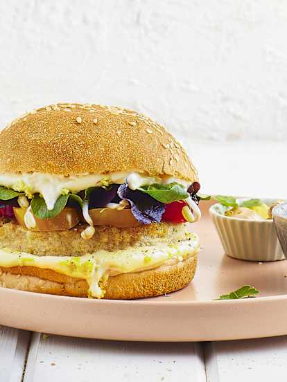 Burger di gamberi