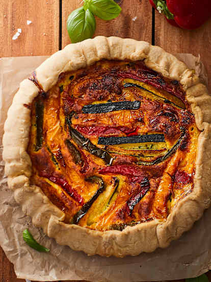 Torta salata tricolore
