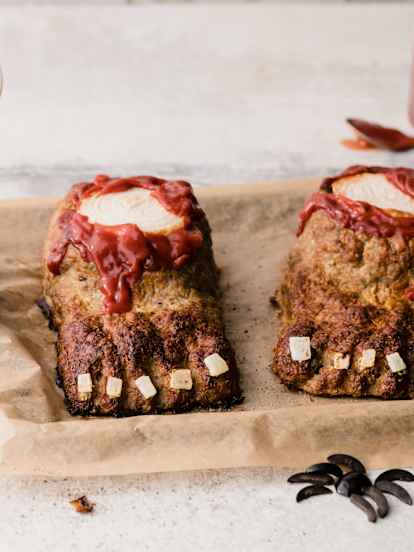Pain de viande Halloween