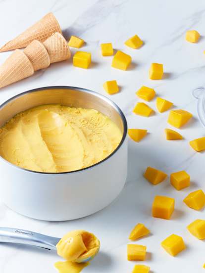 Creamy Mango Ice Cream