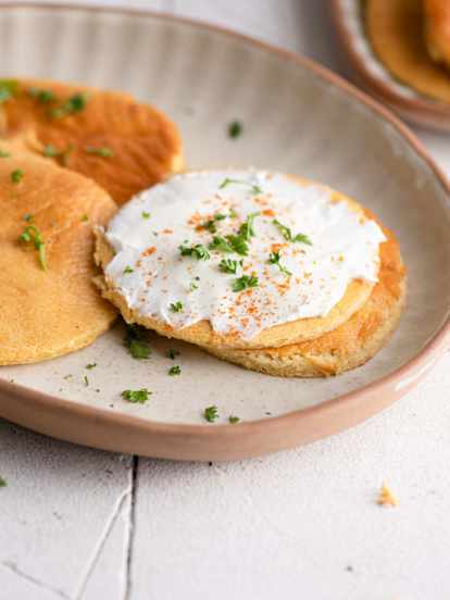 Tostadas de queso Cottage