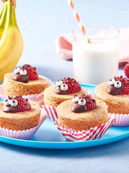 Steamed Banana Muffins